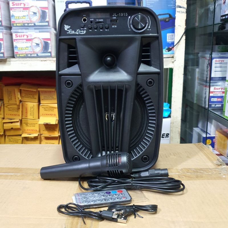 Speaker suara ngebas Speaker Bluetooth Jinlong JL 1915