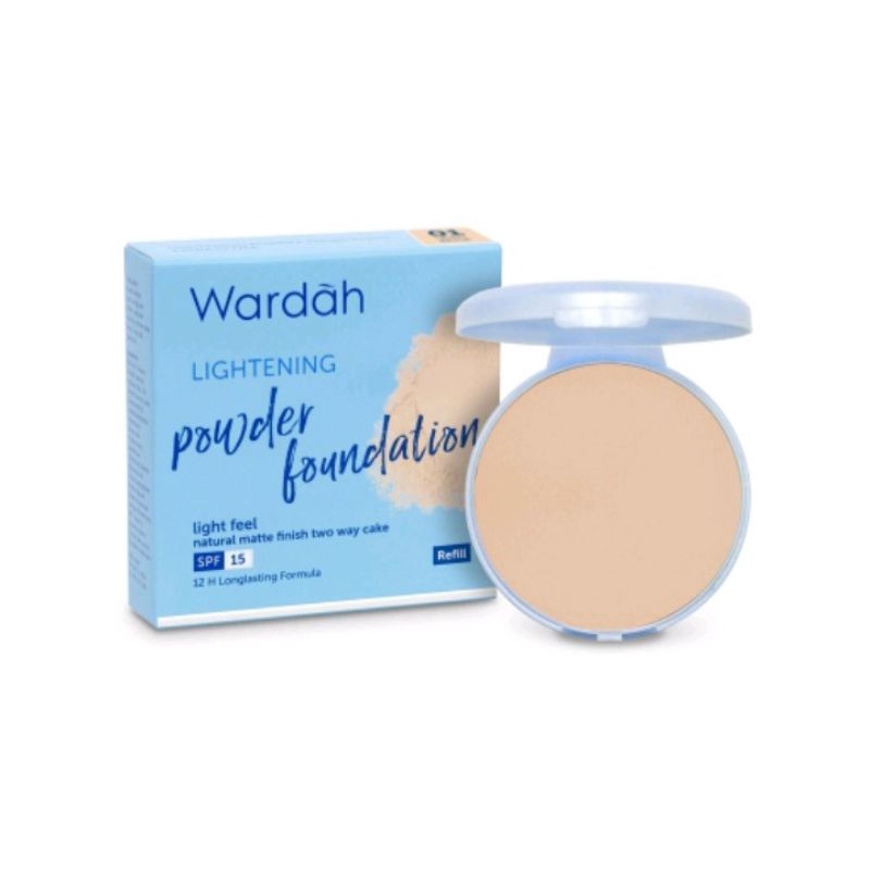 Wardah bedak foundation lightening