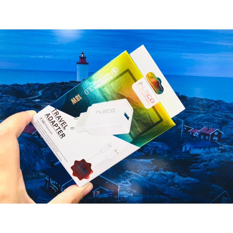 PROMO CHARGER FLECO F162 ORIGINAL FAST CHARGING QUALCOMM 3.0