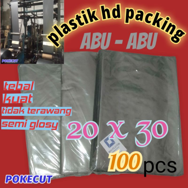 

Plastik Packing Online ukuran 20 x 30 abu isi 100 pcs