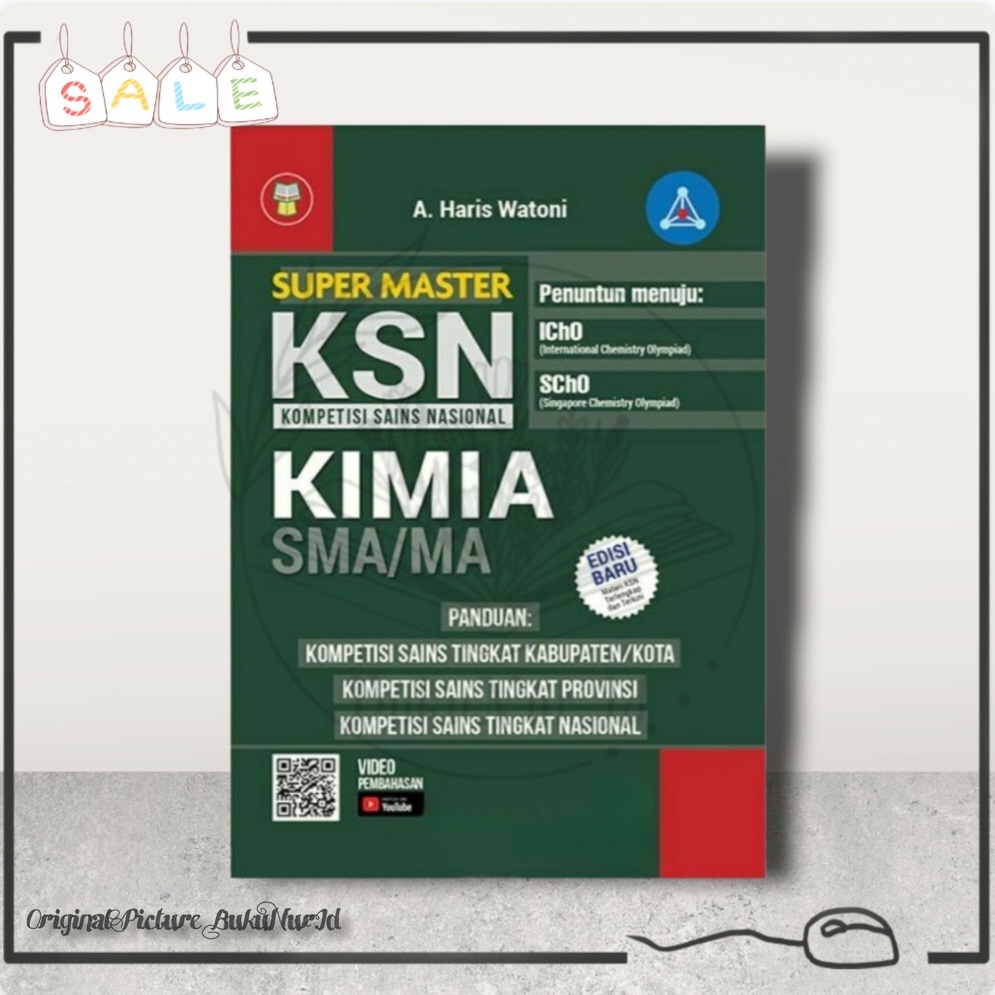 Buku Super Master KSN Kompetisi Sains Nasional KIMIA SMA/MA Edisi Baru - A.Haris Watoni - 100% Buku 
