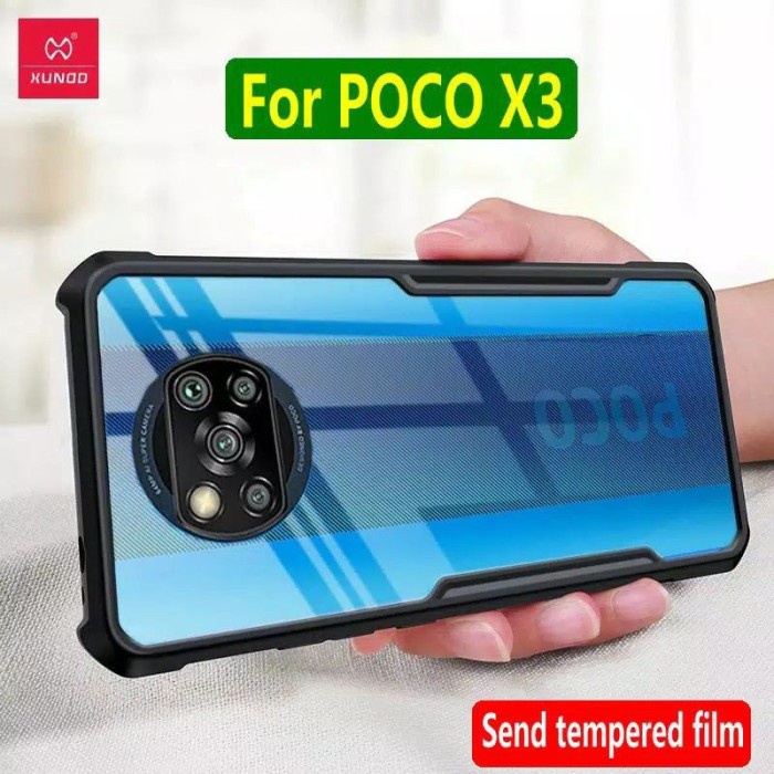 S/P- CASING Case Xiaomi POCO X3 NFC (2020) Case Shockproof Armor Transparant SP by POA