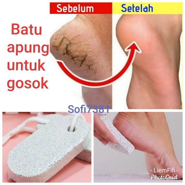 Batu Apung Alami Gosok Kaki Shopee Indonesia