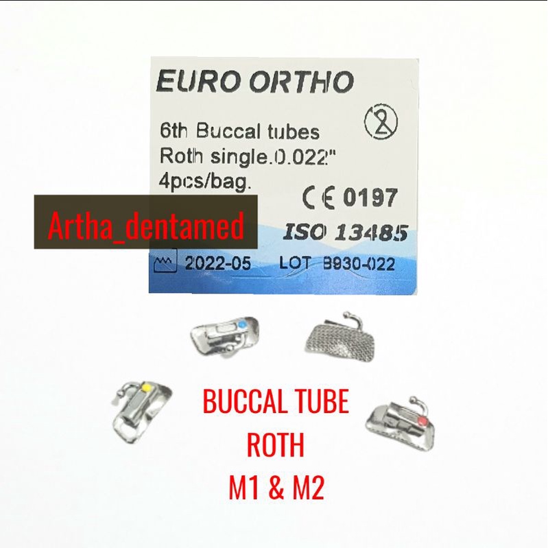 BUCCALTUBE / BUCCAL TUBE ROTH M1 &amp; M2 0,22 / PENGUNCI BEHEL EURO ORTHO