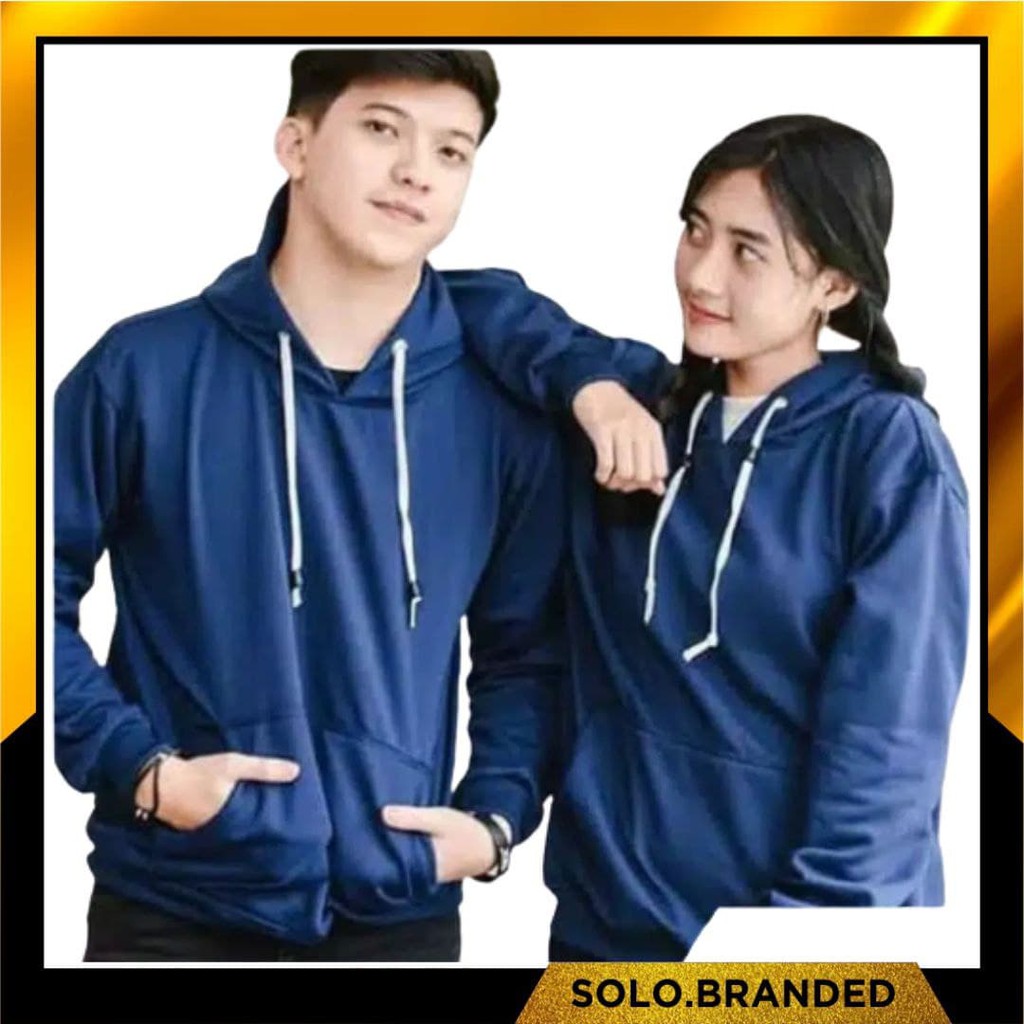 Jaket Hoodie Polos Jaket Pria Hoodie All Size