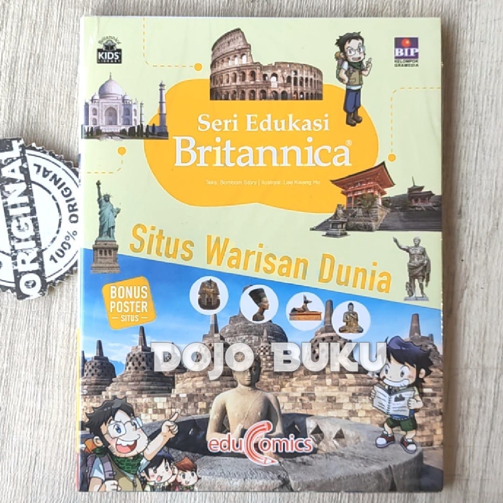 Buku Seri Edukasi Britannica - Situs Warisan Dunia (Bonus Poster Situs)