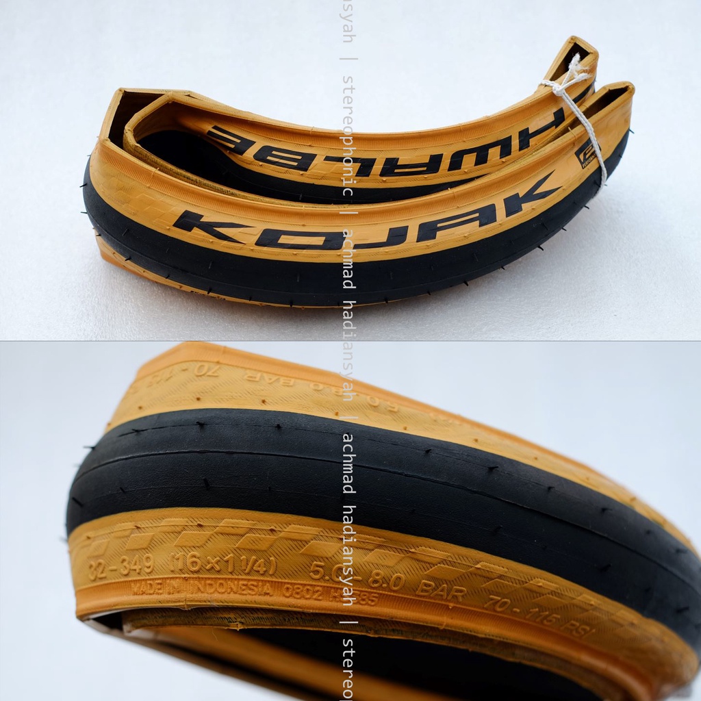 NEW.. Ban Luar Schwalbe KOJAK Tanwall 16 349 Ban Kevlar KOJAK Tan Wall 349 16+Ban KOJAK Kevlar 16 in