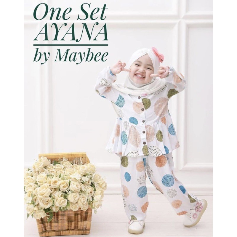 1-4TH SETELAN ANAK AYANA ONE SET ANAK RAYON by MYBEE