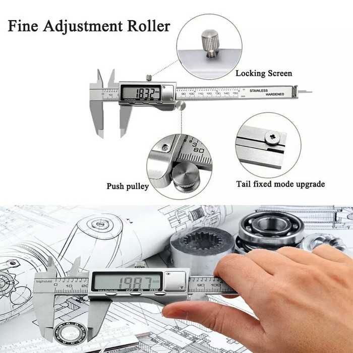 Jangka Sorong Sigmat High Quality Digital Vernier Caliper Stainless