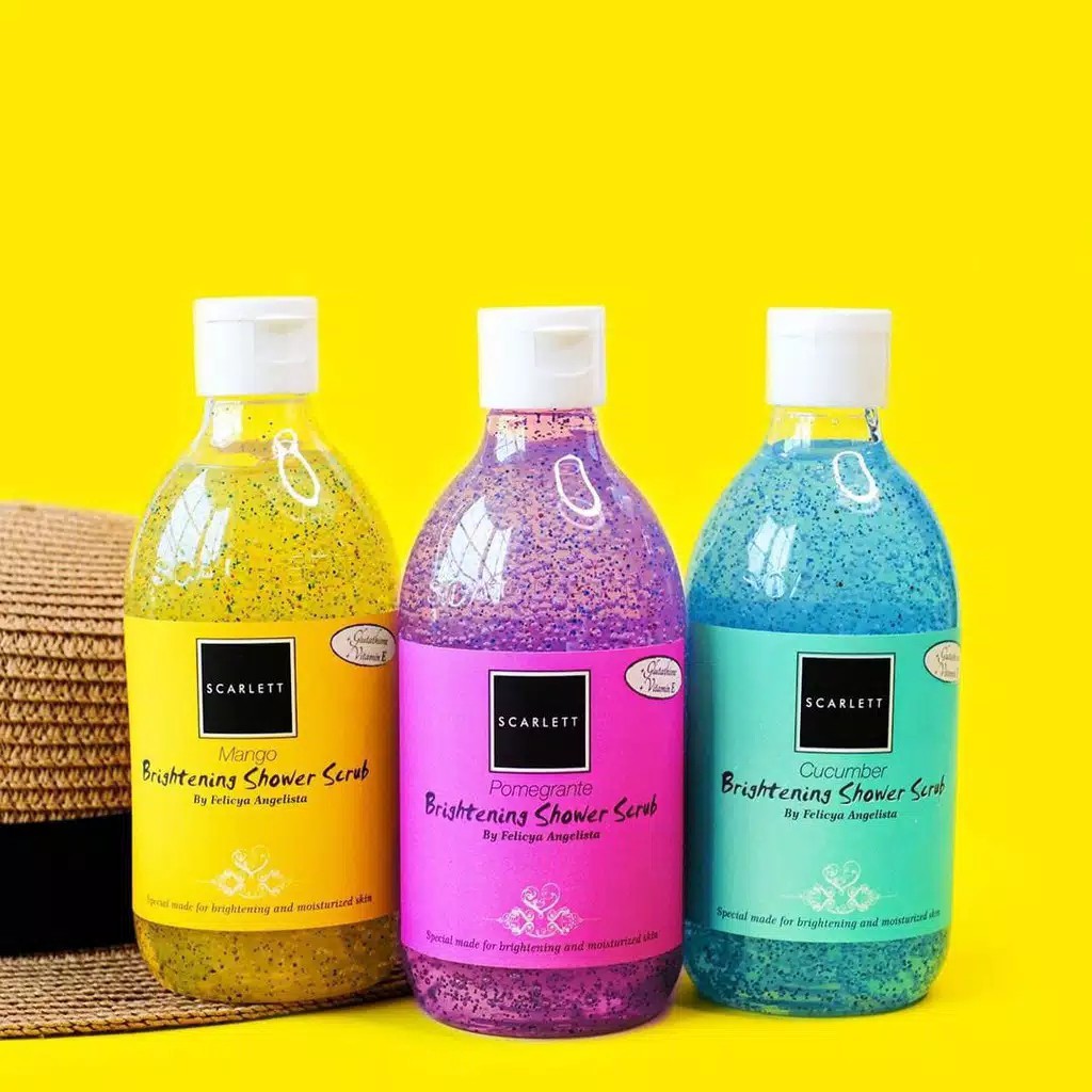 Scarlett Brightening Body Shower Scrub [DIJAMIN ORIGINAL] FREE ONGKIR