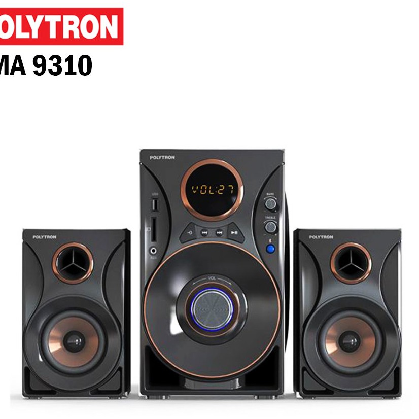 Speaker POLYTRON PMA 9310 Bluetooth Garansi Resmi NON RADIO