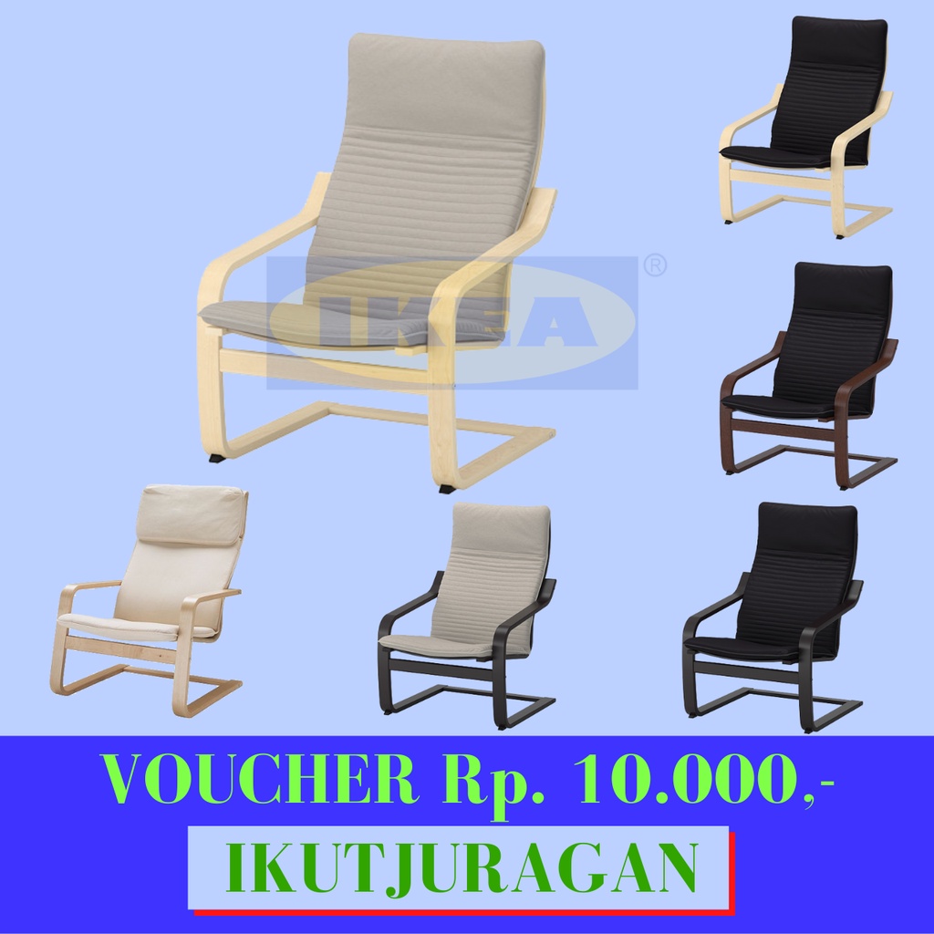( FREE ONGKIR ) POANG / PELLO Kursi Santai / Kursi berlengan dengan sandaran busa 68X65X100Cm
