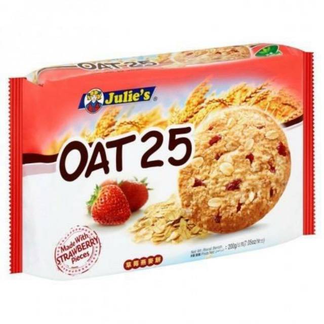 

JULIES OAT STRAWBERRY 200gr