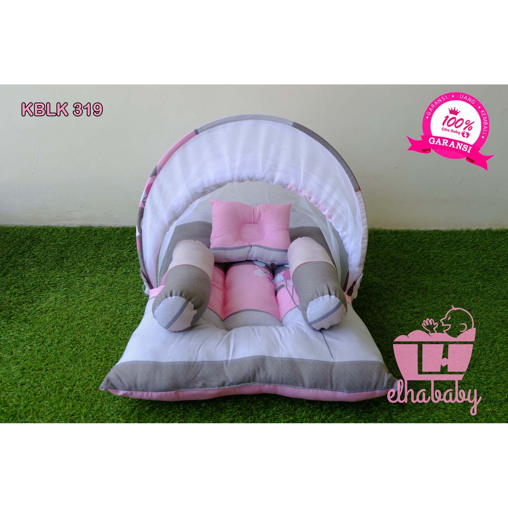 Elhababy Kasur Bayi KBLK319 Set Tempat Tidur Bayi Kado Bayi Baru Lahir Newborn