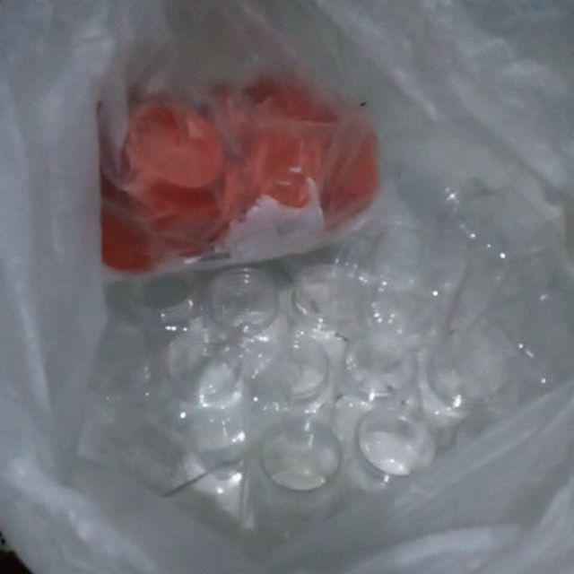 Promo  Toples Plastik 200ml Kotak + Toples Sambal 200ml Kotak