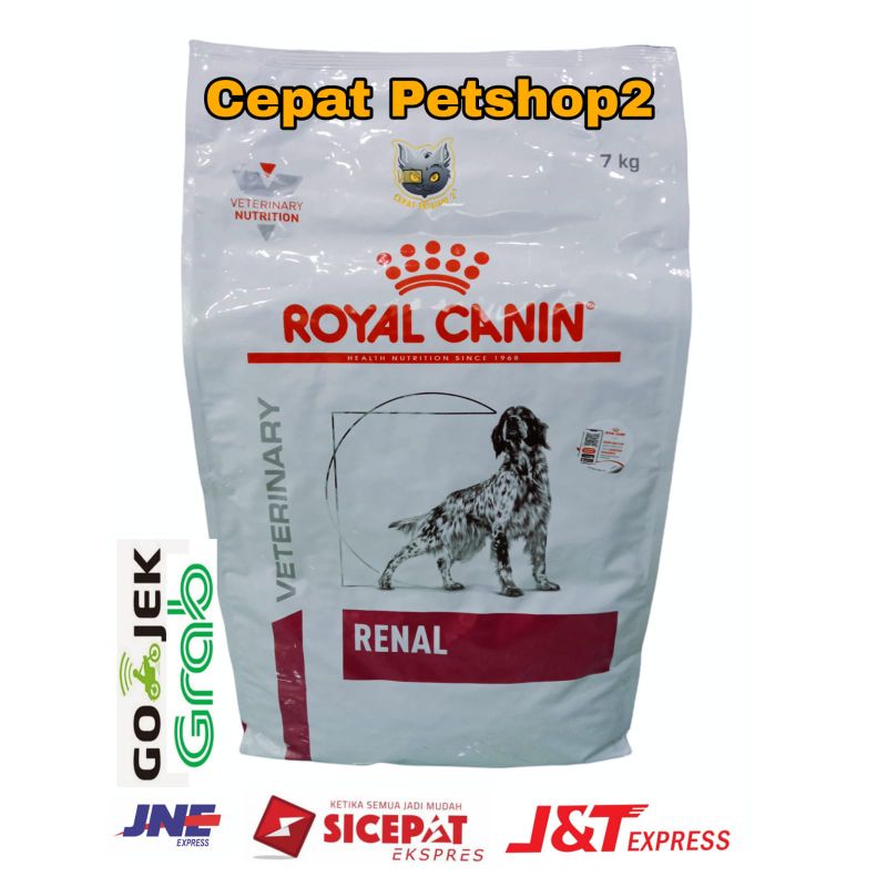 Grab/Gojek only Royal Canin Vet Renal dog kemasan 7kg Freshpack