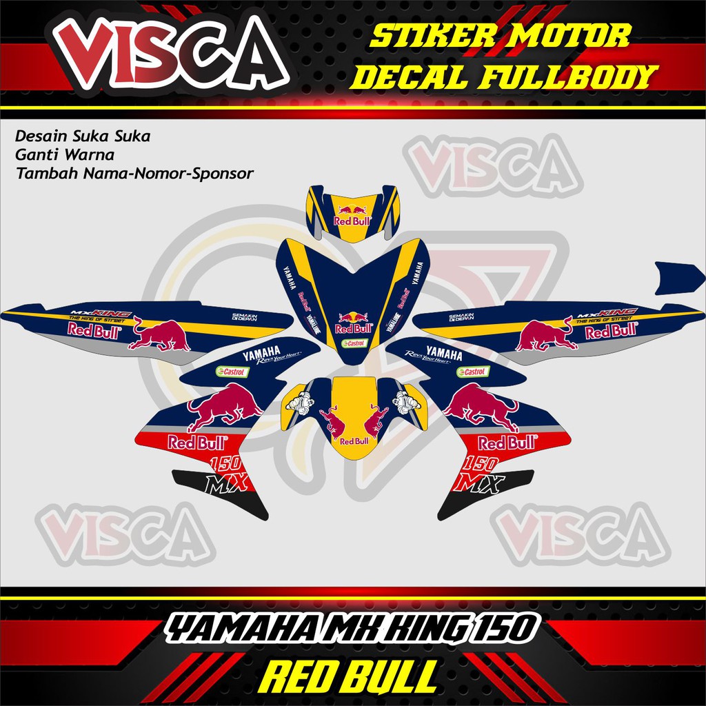 Stiker Motor Mx King Decal Stiker Mx King Decal Motor Mx King