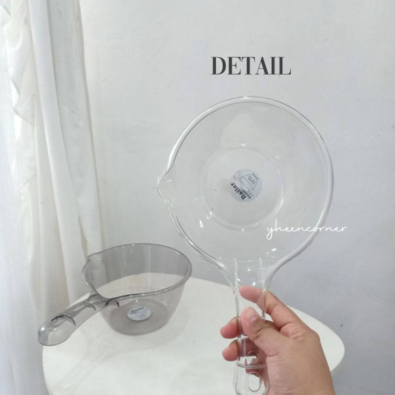 Gayung Aesthetic / Transparent Water Scoop