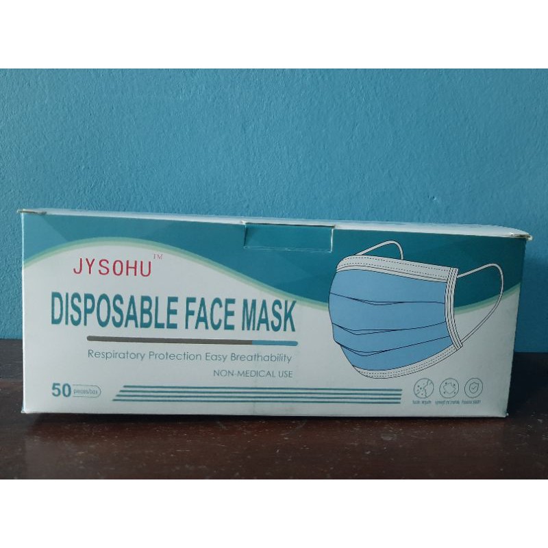 Disposable Face Mask Earloop 3 ply / Masker Earloop 3ply