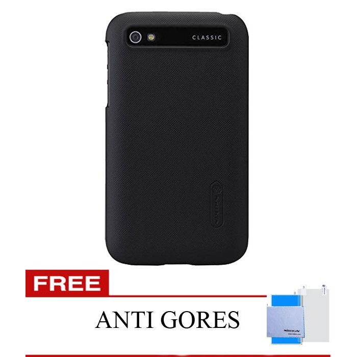 NILLKIN FROSTED SHIELD HARD CASE FOR BLACKBERRY Q20 CLASSIC - BLACK