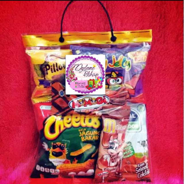 

Paker Snack Ultah / Snack Ulang Tahun / Bingkisan Snack