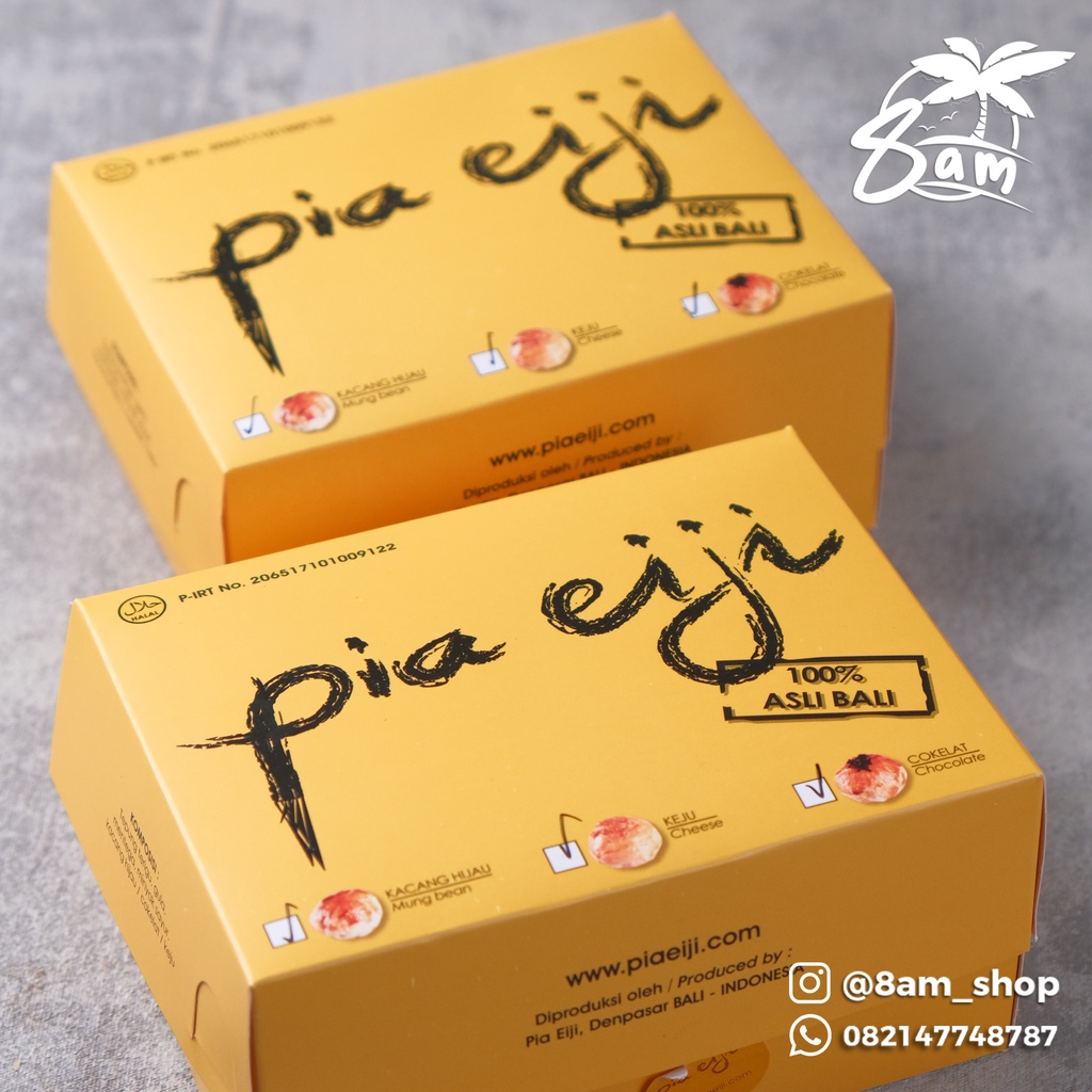 

Pia Eiji 100% KHAS Bali / Pia Bali / Snack Bali / Oleh Oleh Bali / Makanan Bali / Pie Susu / Legong / Pia Nagih