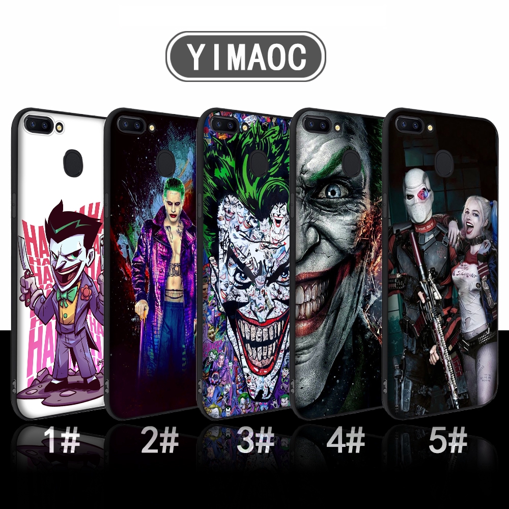Casing Softcase Gambar Joker Untuk Oppo A3s A5 A37 A39 A5S A7 A59 F1s F3 A1 F5 F7 F9 281c