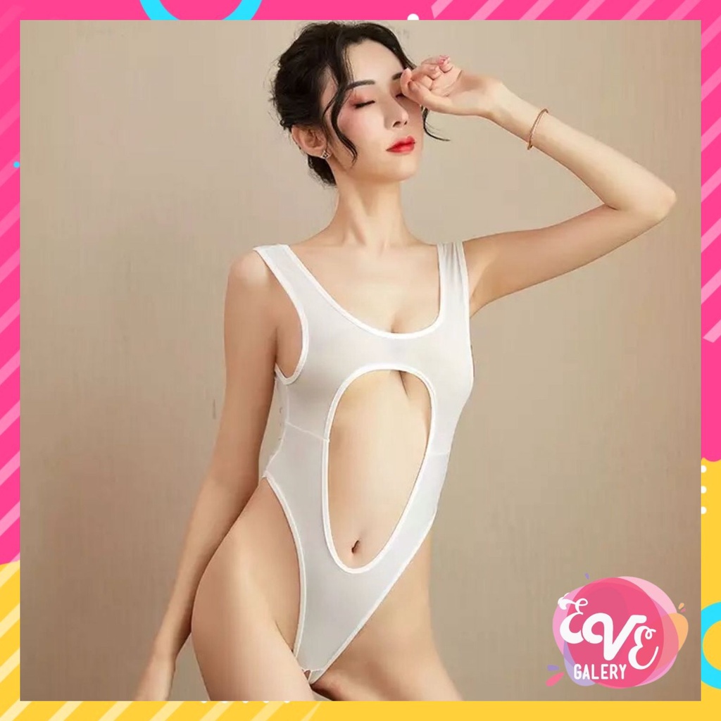 Ɛѵҽ Kostum Lingerie Seksi Wanita Pakaian Dalam Wanita Bodysuit Thong Tali Transparan Erotis 1251