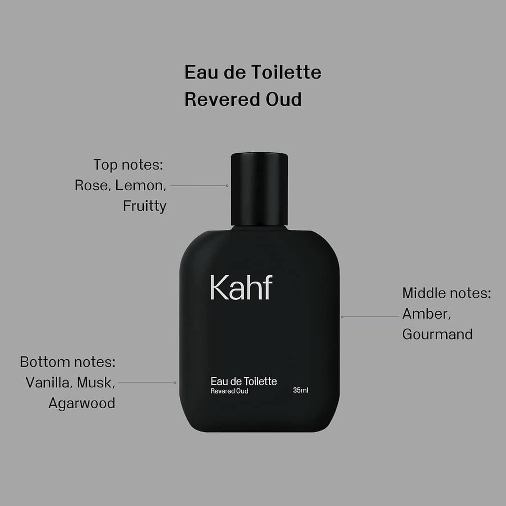 KAHF Parfume Indonesia / Eau De Toilette Parfum Pria 35ml 100ml / Revered Oud Humbling Forest True Brotherhood Invigorating Waterfall Saffron / Parfume Perfume EDT EDP / Skincare Body Care Hair Deodorant / Face Wash Serum Cream Sunscreen Mask / Man Cowo P