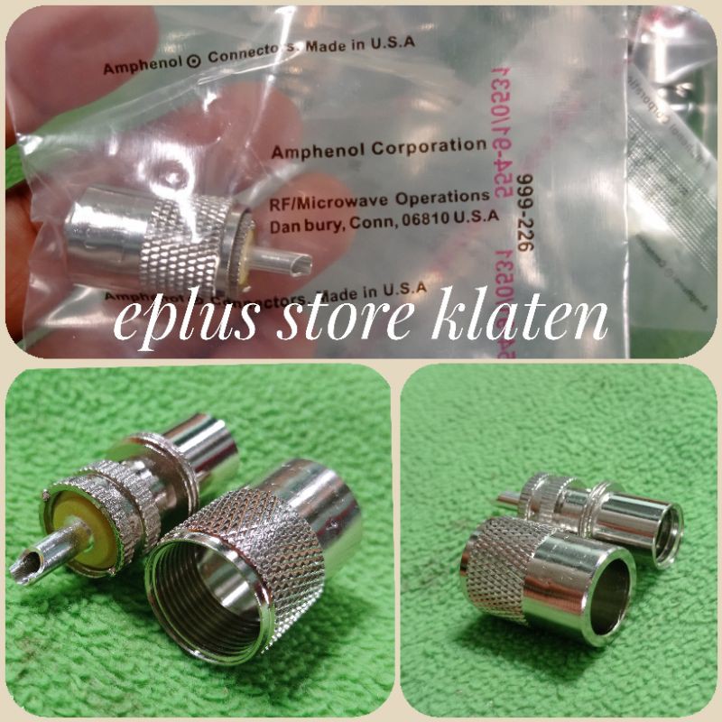 connector rg8 PL male amphenol usa konektor rg 8 conector