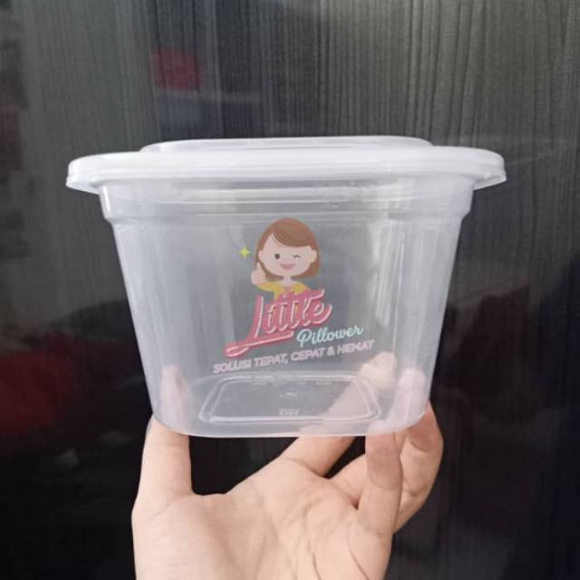 (ISI 50pcs) 1000ml SQUARE/Lunch Box/Thinwall/Food Container