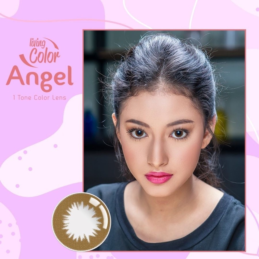 Softlens Living Color Angel DIA 14.40mm MINUS ( -0.50 sd -3.00) / Softlense /Lensa  Kontak/BS