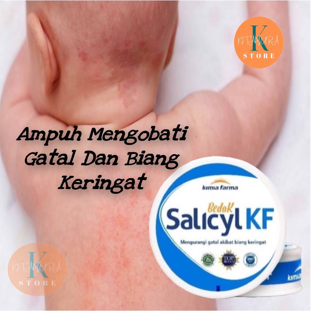 Bedak Salicyl KF Kimia Farma 60gram  Mengurangi Gatal Biang Keringat Bedak salicyl kimia farma untuk gatal Bedak Salicyl Salycil Salicil  Mengurangi Gatal Akibat Biang Keringat