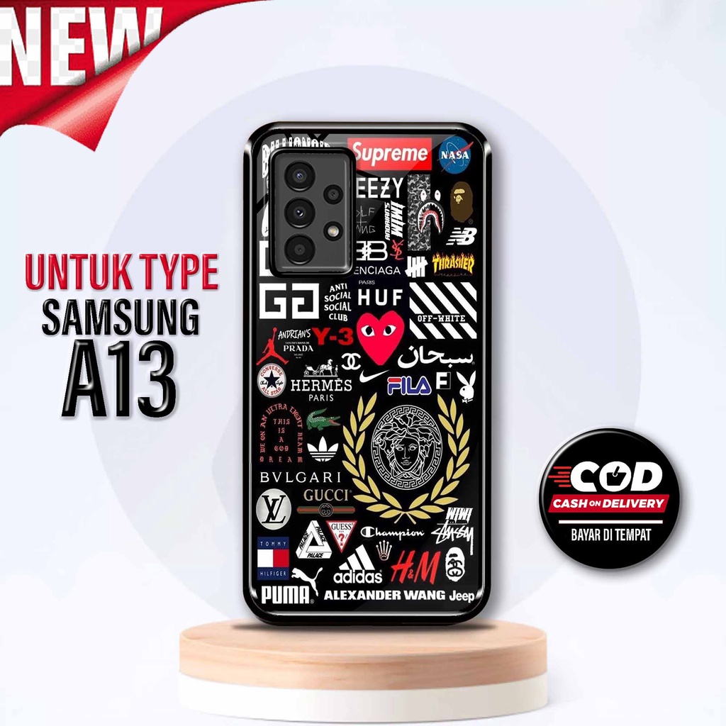 Sukses Case SAMSUNG A13 - Hardcase 2D Glossy Samsung A13 - Silikon Hp Samsung { Sticker } - Silicon 