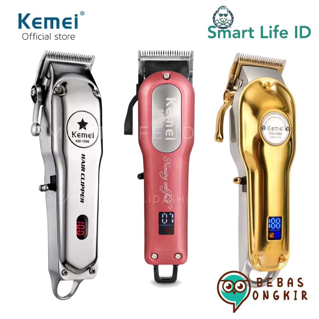 Kemei Hair Clipper KM 2611 2600 2608 2604 1031 707Z 1990 831 1996 1997 1986 1987 Alat Cukur Rambut