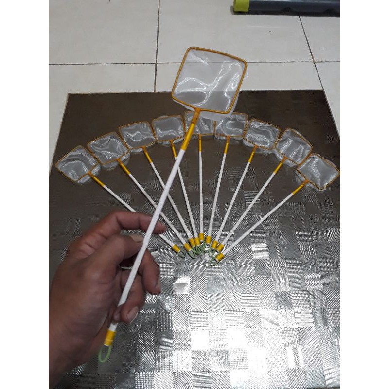 saringan ikan, saringan kutir, saringan burayak, saringan pakan ikan, serokan ikan, serokan artemia