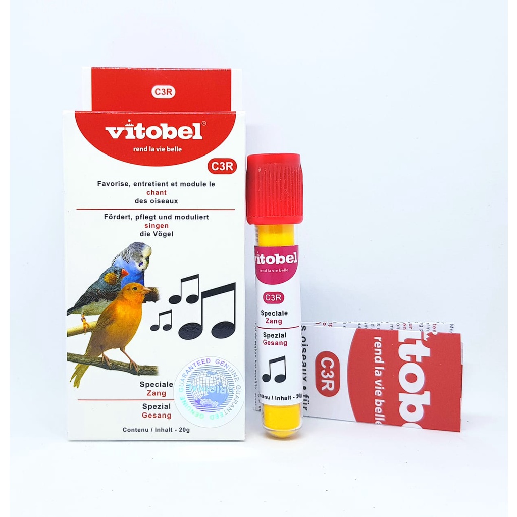 Vitobel C3R vitamin burung meningkatkan volume & suara burung love bird kenari