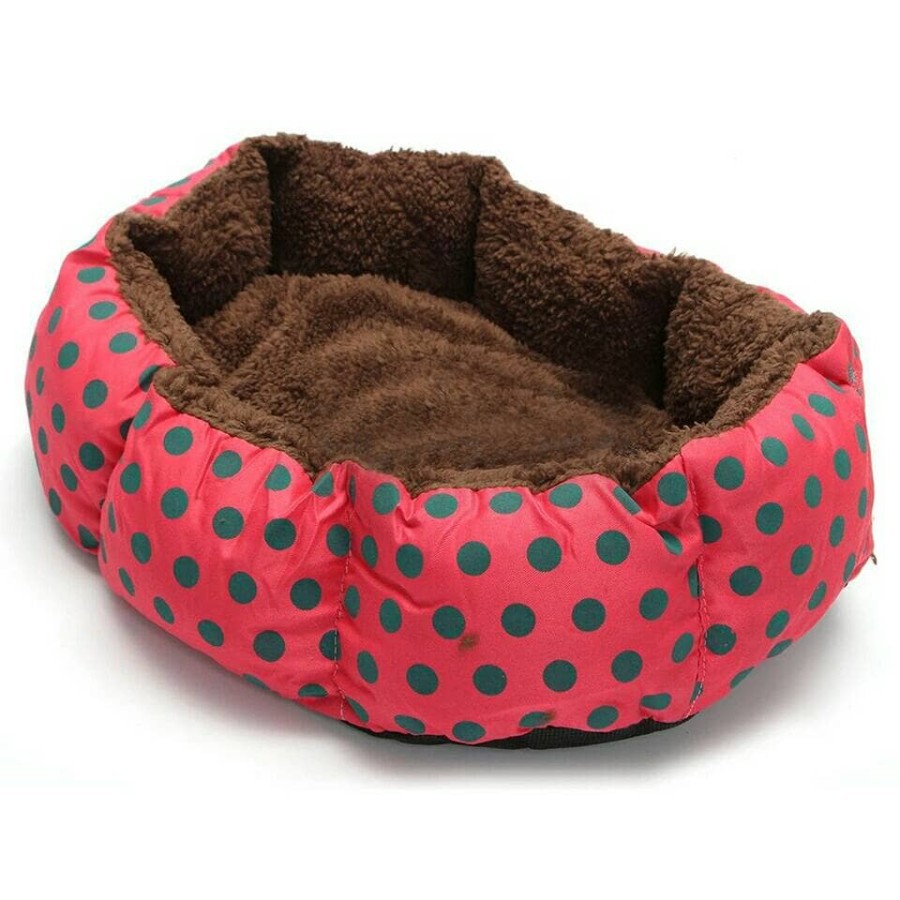 tempat tidur anjing kucing dog bed cat ranjang hewan pet bed puppy dot