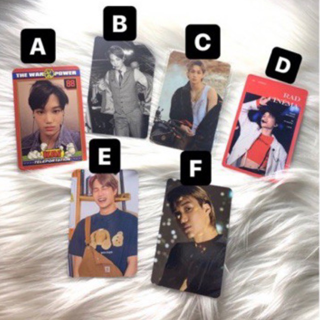 WTS KAI EXO PHOTOCARD (PART 1)