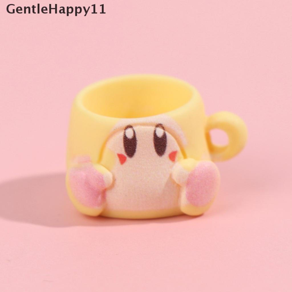 Gentlehappy 5Pcs / Set Mainan Miniatur Gelas Kartun Bahan Resin Untuk Aksesoris Rumah Boneka 1 / 12