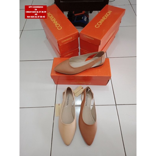 SEPATU WANITA / FLAT SHOES CONNEXION BRANDED MATAHARI MURAH CONNEX0188