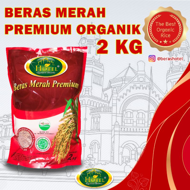 

Beras Merah HOTEL 2 kg- Beras Merah Organik-Beras Organik Merah-Beras HOTEL Organik Merah -HOTEL Beras Organik 2kg