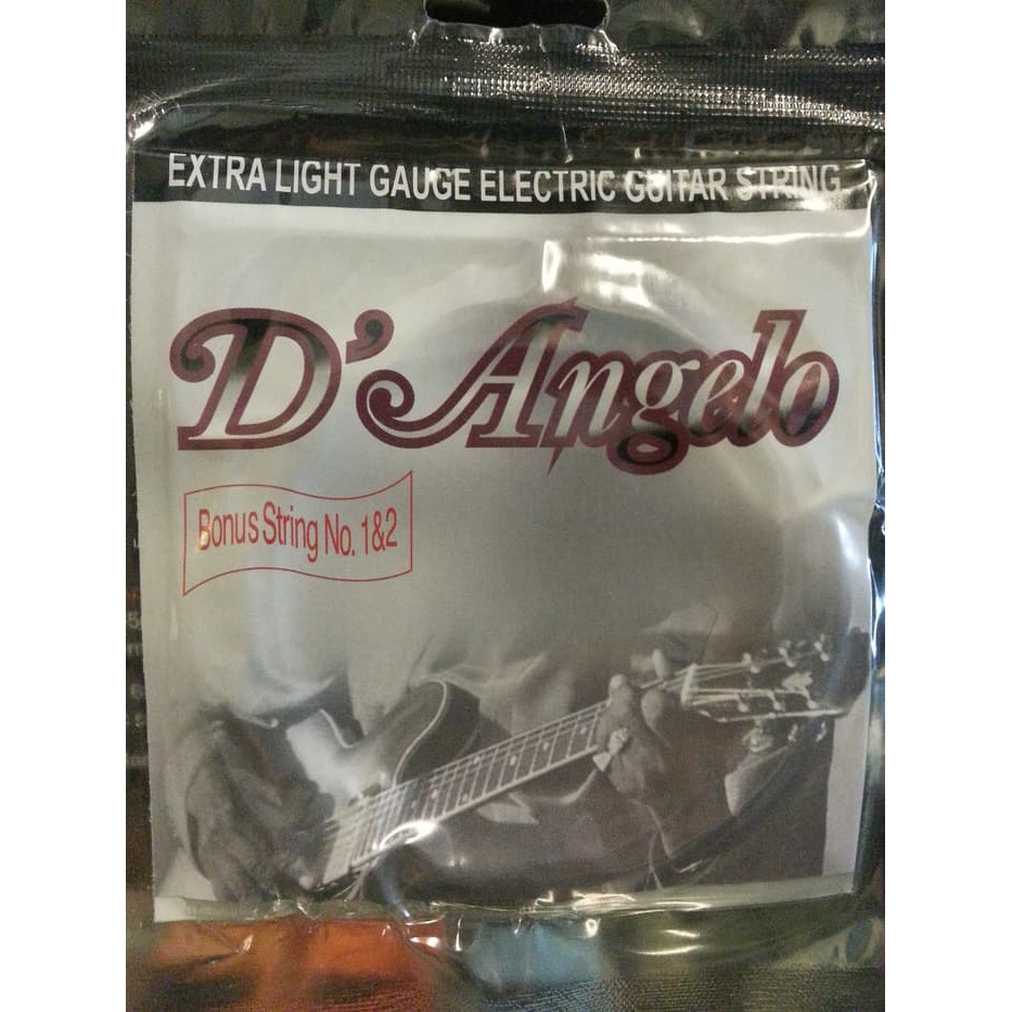 Senar Gitar Elektrik D'Angelo Extra Light Gauge 08-38