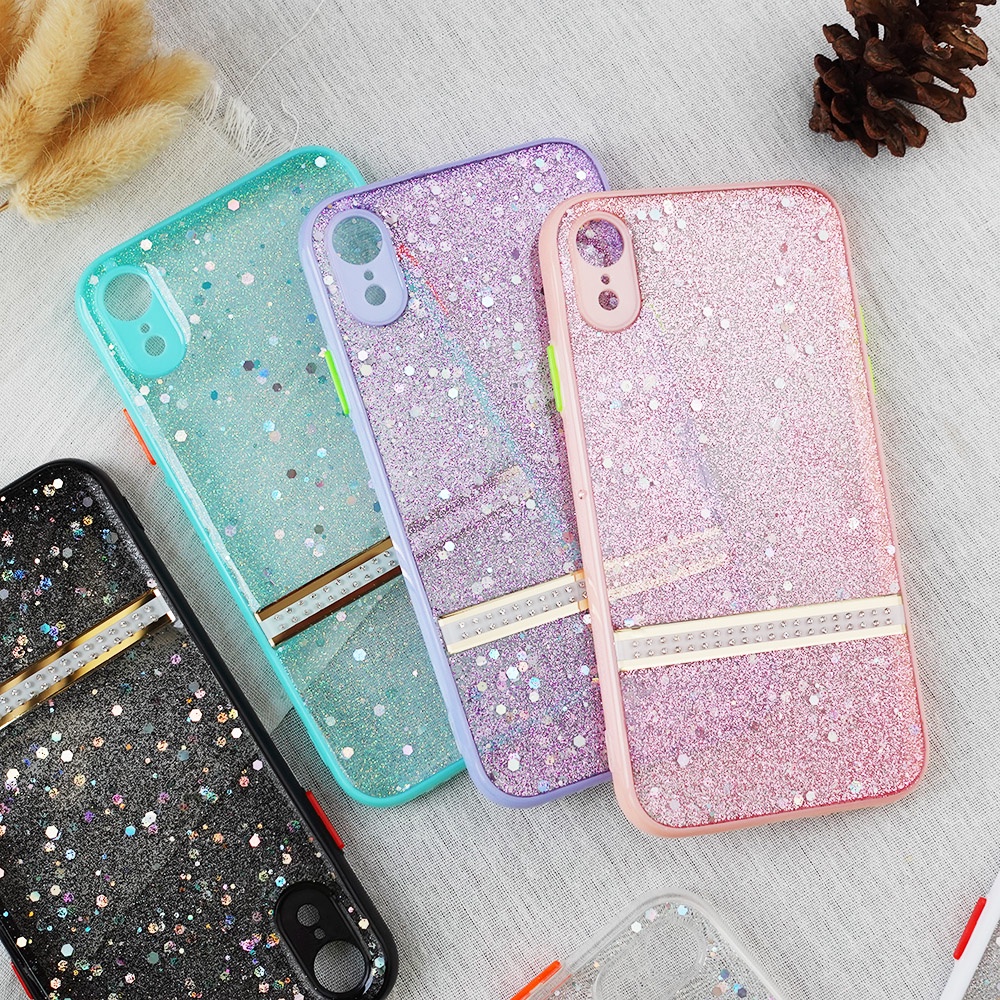 CASE GLITTER SAMSUNG A03S A22 4G A72 IPHONE XR 12 PRO 12 PRO MAX 13 13 PRO 13 PRO MAX OPPO A15 A74 4G A74 5G REALME C20 Y20 Y12S Y20 Y21S XIAOMI REDMI 10 REDMI 9T CASING GLITTER HARDCASE GLITTER