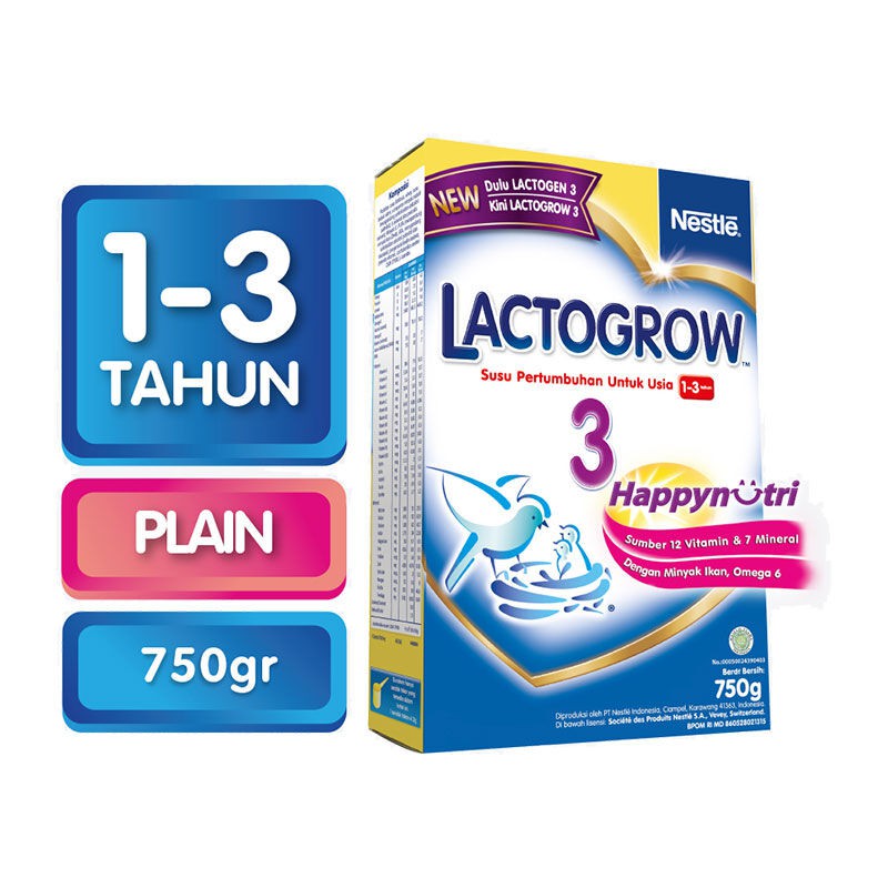 Lactogen 3 vanilla 750g