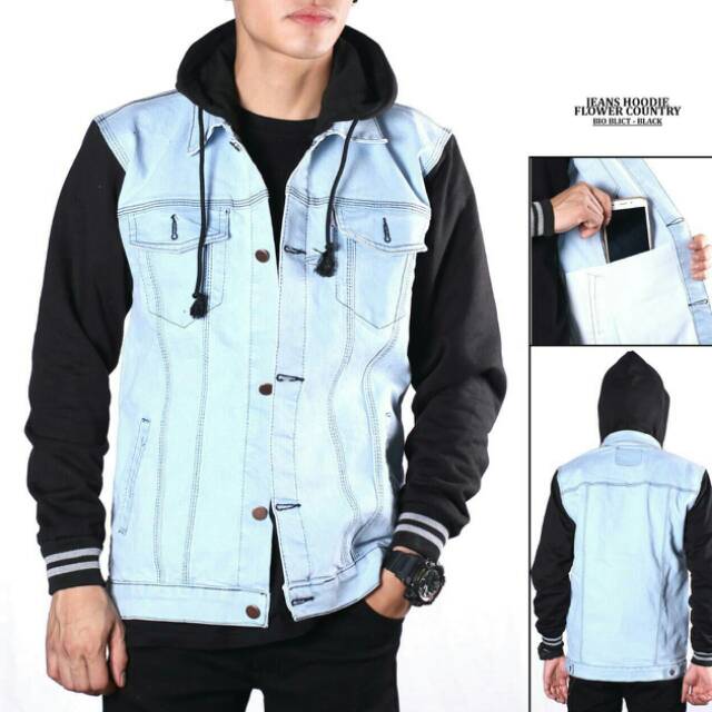 JAKET JEANS KOMBINASI PLECE KEREN&GAUL