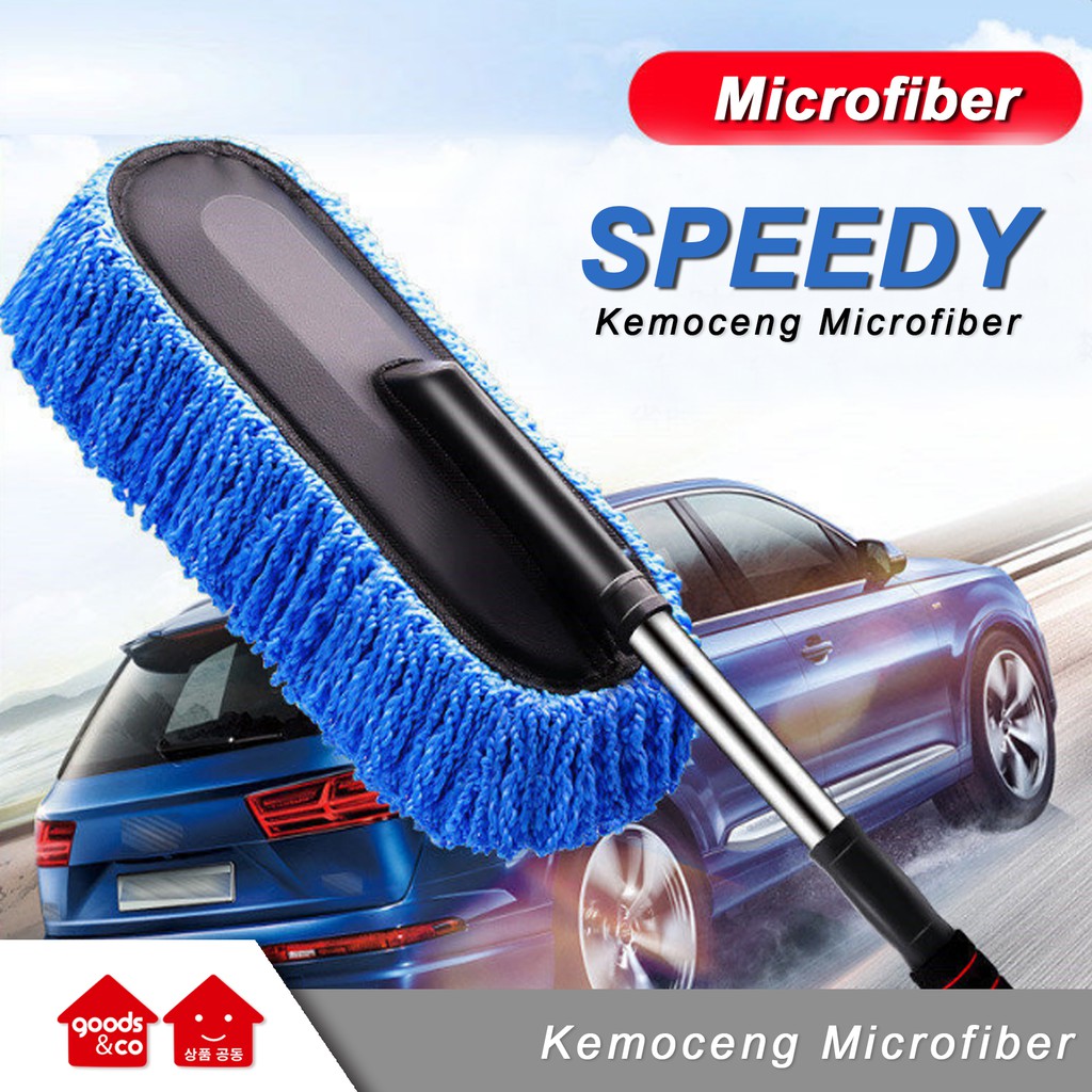 Kemoceng Mobil Microfiber / Pembersih Debu Mobil / Alat Cuci Mobil