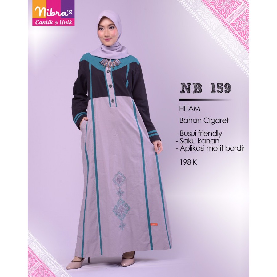 PROMO DISKON 10% GAMIS NIBRAS NB 159