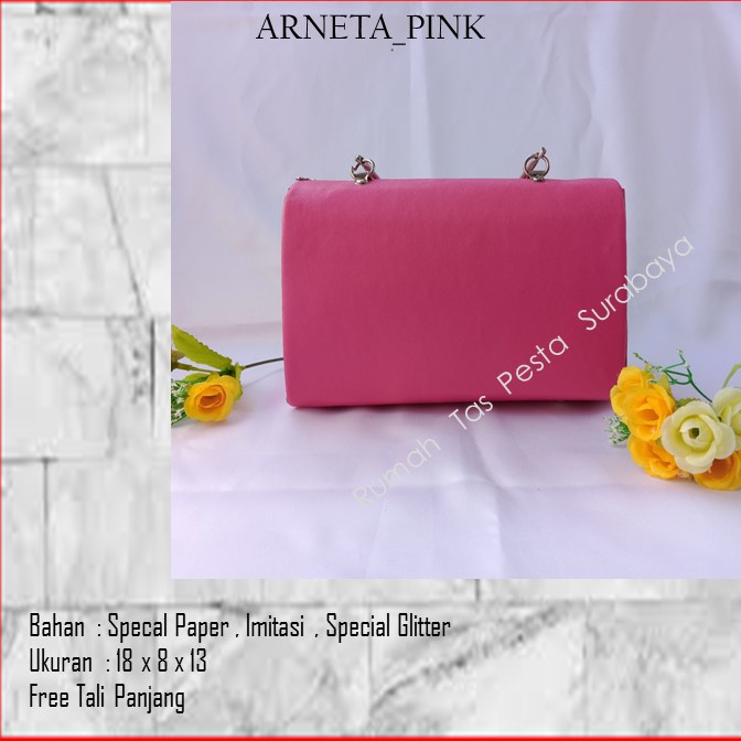 Tas Elegant,Tas Lucu,Tas Murah,ARNETA_Pink