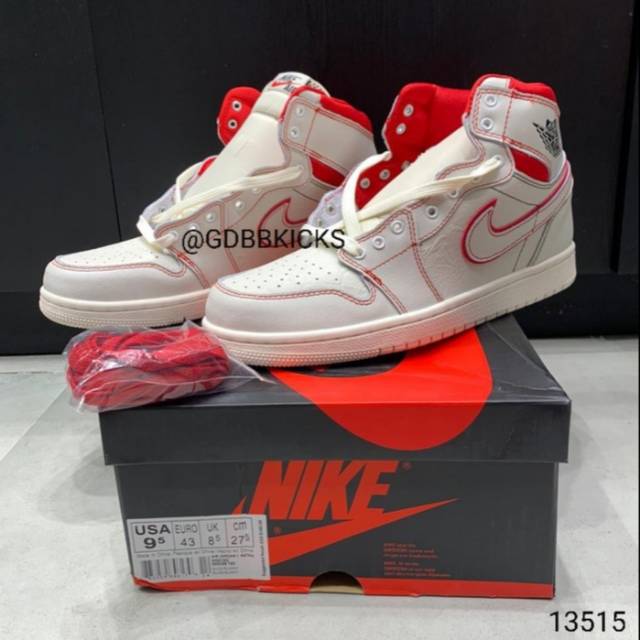 jordan 1 retro high phantom gym red